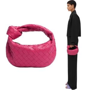 Bottega Veneta | Mini Lambskin Jodie Bag in Cranberry